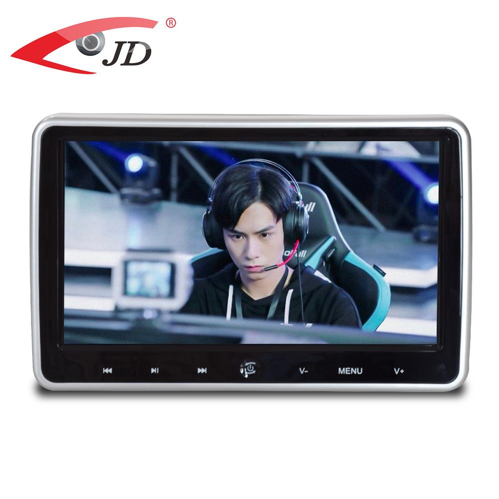 直销10.1寸头枕dvd显示器外挂式头枕10.1寸后排娱乐头枕显示器