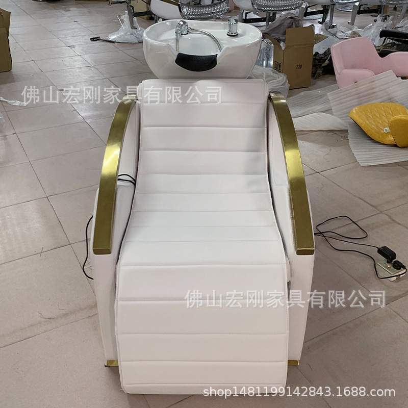 理发店电动按摩头疗洗头床发廊美发店全自动智能多功能泰式冲水床