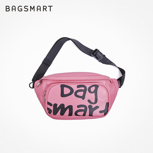 【品牌奥莱】bagsmart挎包男斜挎单肩斜挎包男款包包时尚潮牌腰包