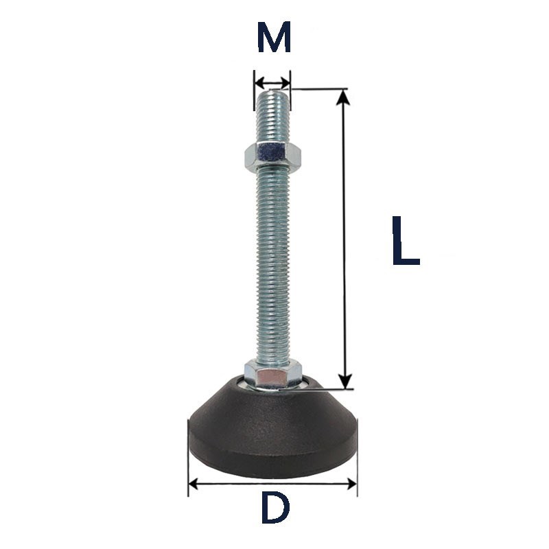 WAG01万向02尼龙03脚杯11p/12-D100D80D60D50/M10M8M1R6M20M24-L1