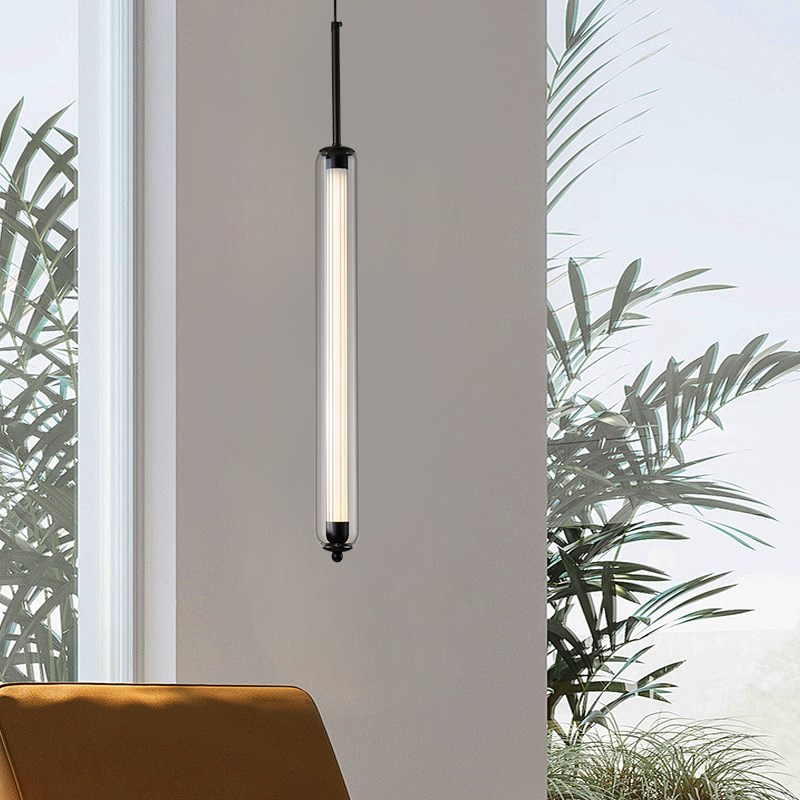 线条设计吊灯床头灯卧室客厅灯玻璃灯吧台过N道玄关吊线灯装饰氛