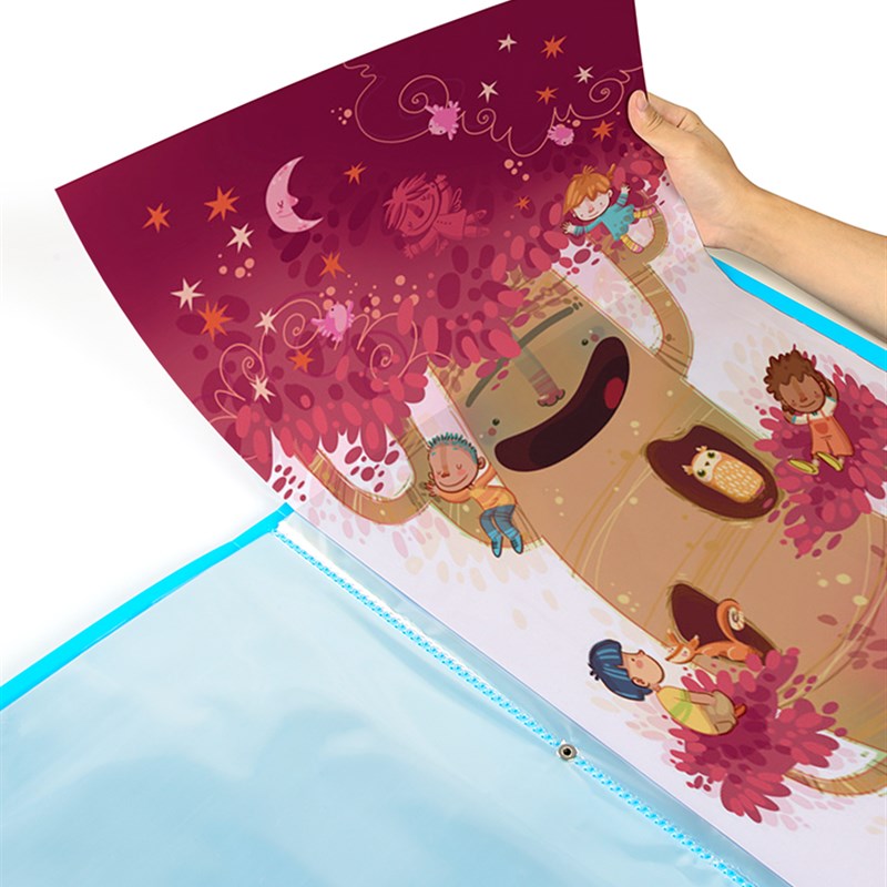 a2海报夹手提画夹收纳册A1插页文件夹多K层资料册素描画册夹作品