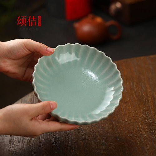 高温烧制温润如玉壶承果盘颂佶