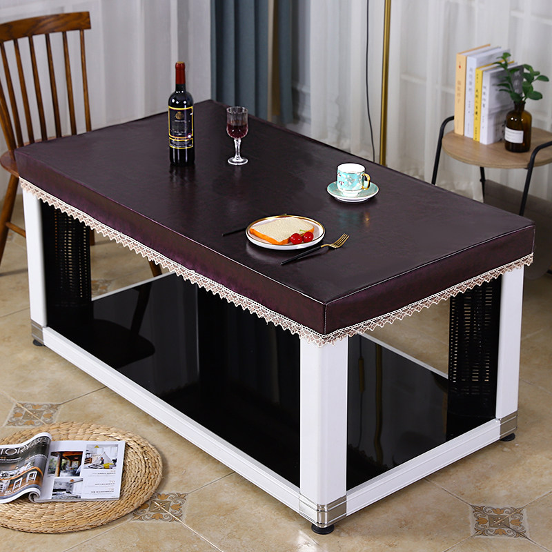PVC桌布防水防油防烫免洗长方形餐桌布茶几罩烤火桌罩桌垫加厚,居家布艺,桌布,淘宝优惠券,粉丝福利购,淘宝优惠卷
