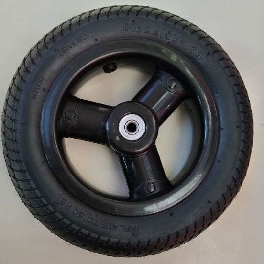 儿童三轮车配件婴儿手推车脚踏车轮胎充气轮发泡钛空轮玩具车轮胎