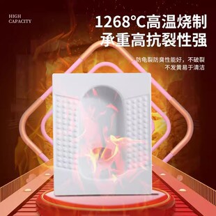 超薄型带存水弯蹲便器墙排左右侧排G卫生间水箱整套装家用后排水