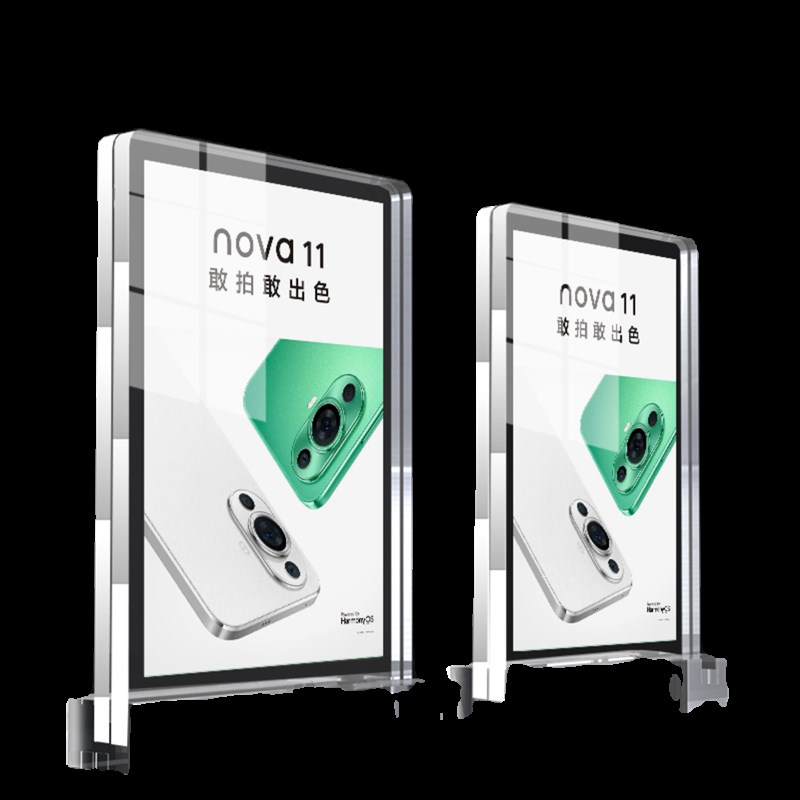 A4强磁桌牌压克力立牌加s厚台牌立牌桌牌台卡T型广告价目表标价签