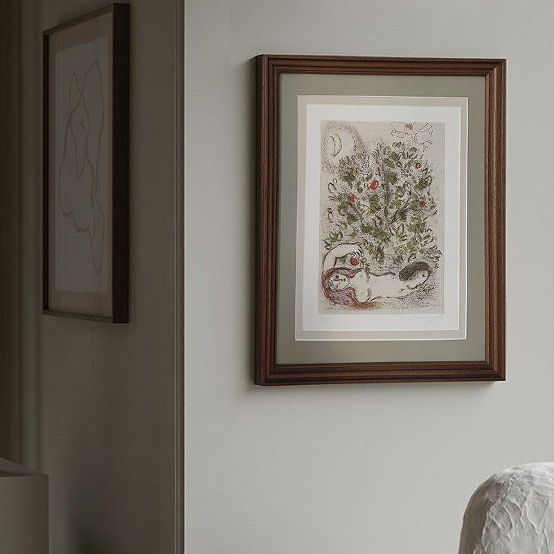 【坠入伊匍园】 中古风实木装饰画新款 小众简约挂画玄关餐厅画,家居饰品,现代装饰画,淘宝优惠券,粉丝福利购,淘宝优惠卷