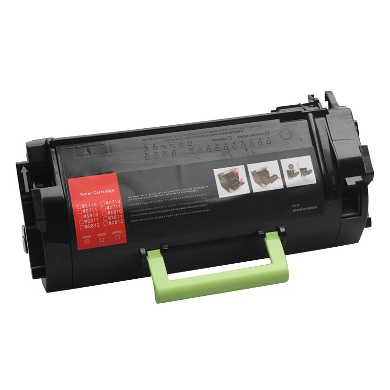 适用利盟MS810粉盒MS71q0硒鼓MS711碳粉MS811打印机MS812 520H
