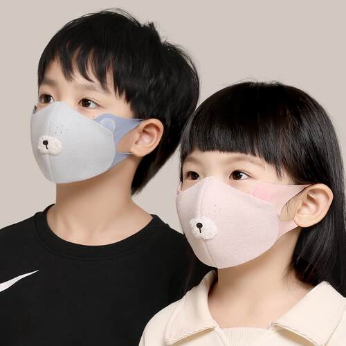 儿童防寒口罩2025新款熊冬天防风