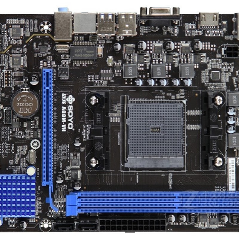 梅捷FM2+黑槽主板hSY-A68M-K A86K A88K A85XM-RL小板DVI HDMI VG