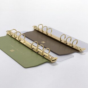 m5 a7 a6 a5侧插活页本插板金属活页夹6孔活页扣环装订活页夹外壳