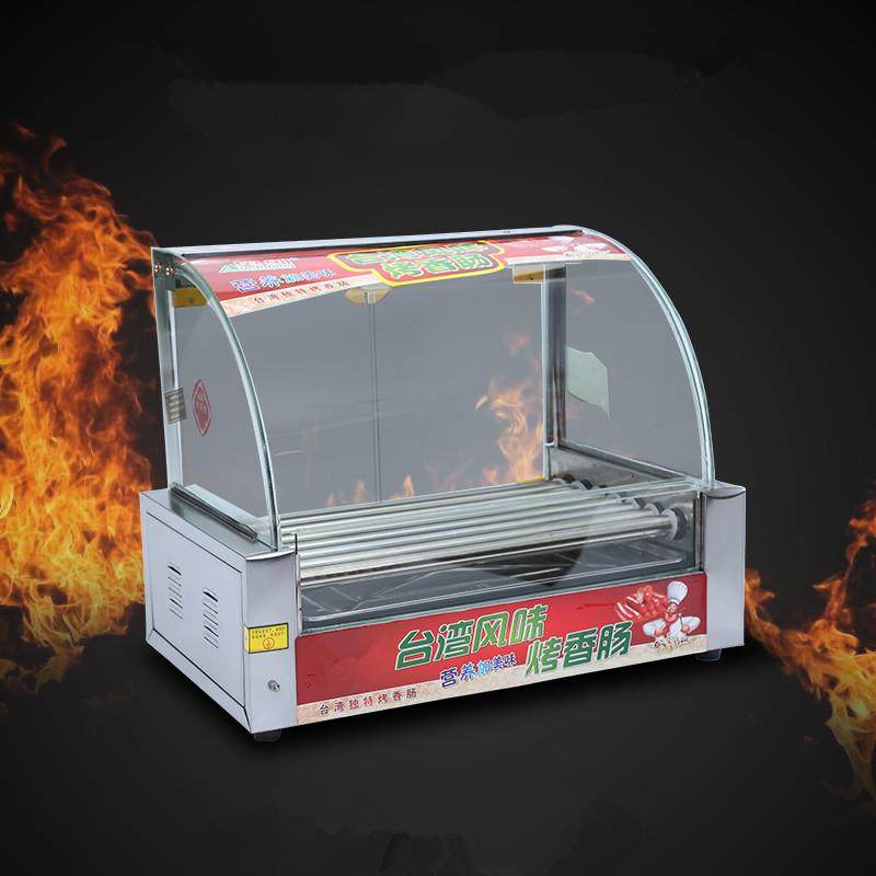 7管烤肠机热狗机双控温不锈钢七管烤香肠机带照明带门,清洗/食品/商业设备,其他食品加工设备,淘宝优惠券,粉丝福利购,淘宝优惠卷