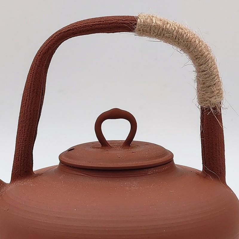 新款八邑匠人提梁心月壶户外茶调围炉煮茶煮水壶用砂砂提梁心月室