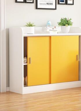 阳台柜简纳易阳台收纳推拉门储物物cp#31940柜台收纳窗阳台储柜厨