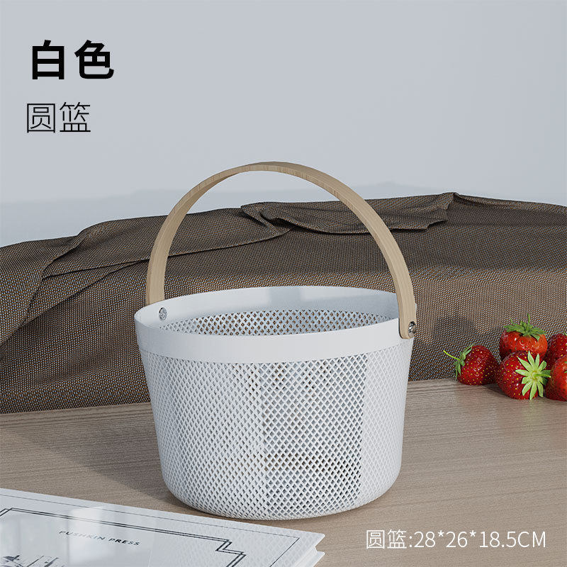 水果篮手提送人感伴手礼盒塑料收纳置物菜篮子菜筐洗菜沥水篮