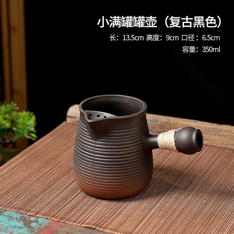 复古色围炉煮茶壶家用户外露营罐罐烤茶壶新中式温茶壶煮茶器具