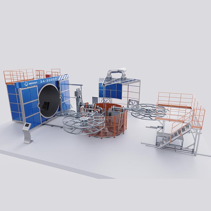 温岭旭日3A-3000塔转式节能滚塑机 水马检查井化粪池设备厂家