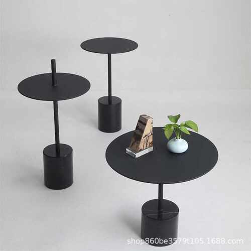 造心家具|北欧组合大理石金属茶几阳台咖啡边几Side table Exit