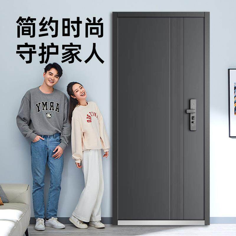国标甲级防盗门钢制铁门加高进户门子母门单门家用入户门防火隔音