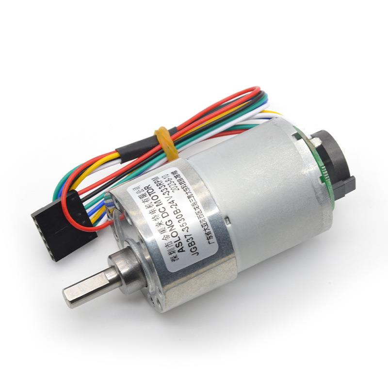 JGB37-3530B微型直流减速马达调速电机6v12v24v金属齿轮大扭矩电