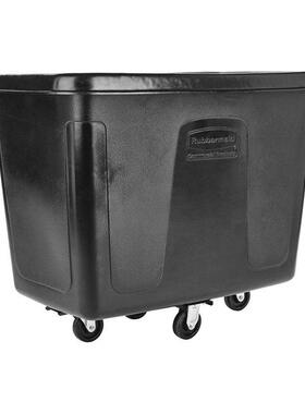 Rubbermaid乐柏美方形斗车黑色FG461200BLA超强承重物料运输车