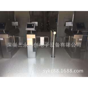 工地场地上班打卡机器SY8088双机芯翼闸/挡闸 货源充足