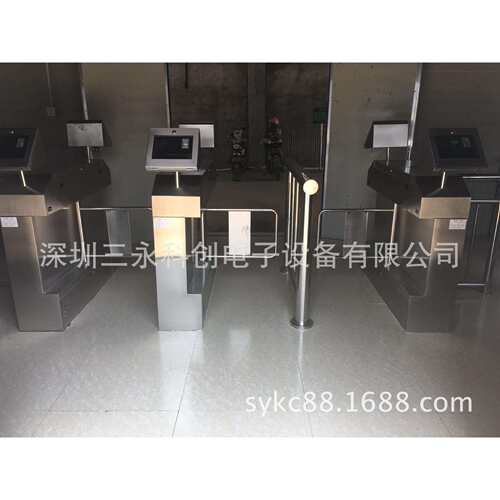 工地场地上班打卡机器SY8088双机芯翼闸/挡闸 货源充足