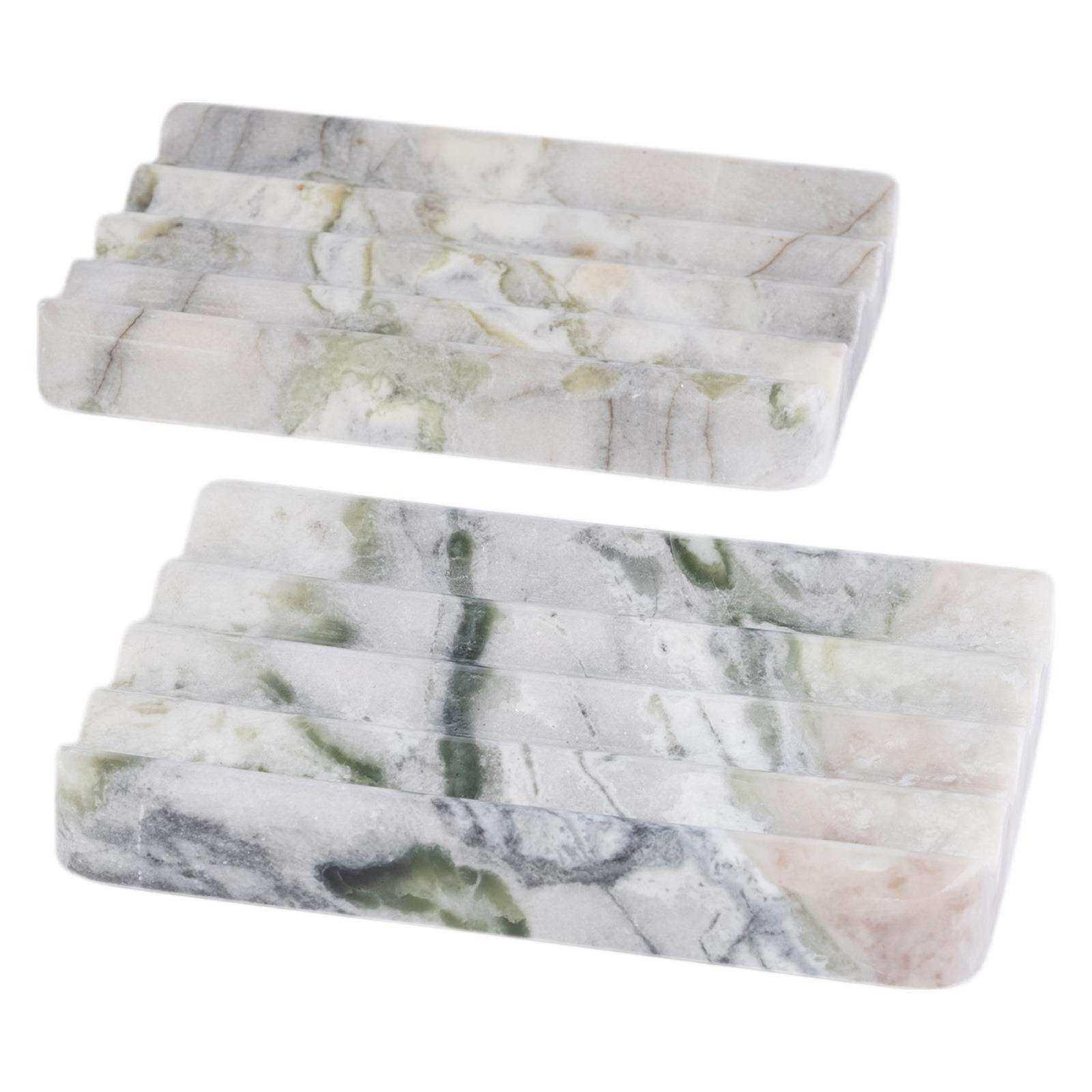 大理石香皂盒肥皂轻奢沥水2025新款高级酒店家用卫生间送礼两个装