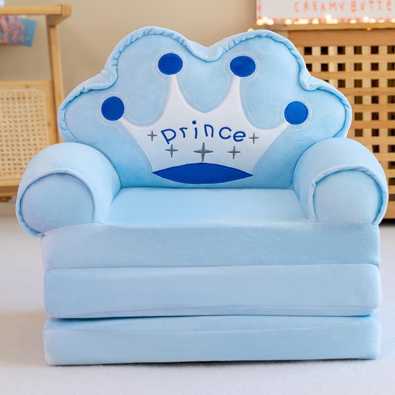 儿童沙发小沙发宝宝可爱榻榻米女孩折叠可坐可躺男孩公主卡通座椅