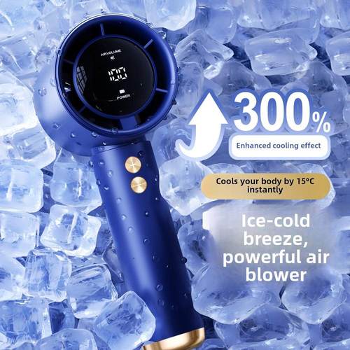 手持式小风扇小书桌办公室电风扇便携式制冷小空调2025新款USB