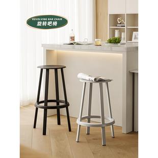 斯堪 纳维亚网红咖啡店旋转酒吧椅创意家居高凳现代简单酒吧椅