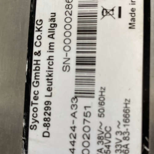 议价sycotec德国sycotec主轴控制器D-88299 成