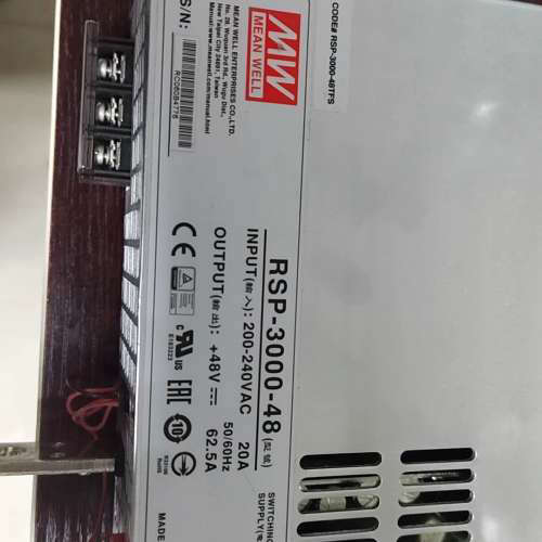 议价台湾PSP-3000-48 48V 62.5A成色如图，