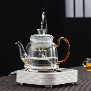 小型蒸汽蒸茶器全自动家用烧茶炉煮茶 电陶炉煮茶器玻璃蒸茶壶套装