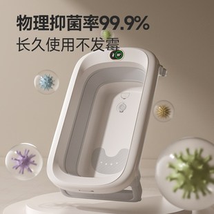 婴儿洗澡盆宝宝浴盆可折叠大号可坐儿童家用浴桶新生幼儿用品