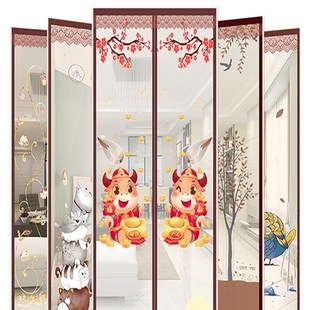 金刚网门帘防蚊磁条客厅自吸纱门磁铁家用农村纱窗免打孔 夏季