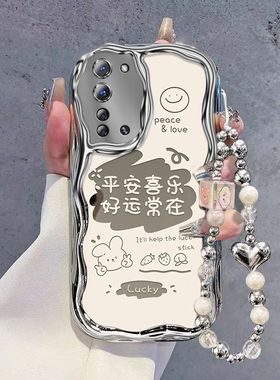 适用opporeno3手机壳pdcm00保护套opopreno3pro新款pcrm00电镀0pp0ren03元气版pdcmoo硅胶软5g高级防摔外壳女