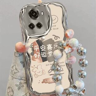 适用一加Ace手机壳PGKM10硅胶软1加acepro保护套PGP110新款1+ace外壳女5g高级文字oneplus全包边防摔手链时尚