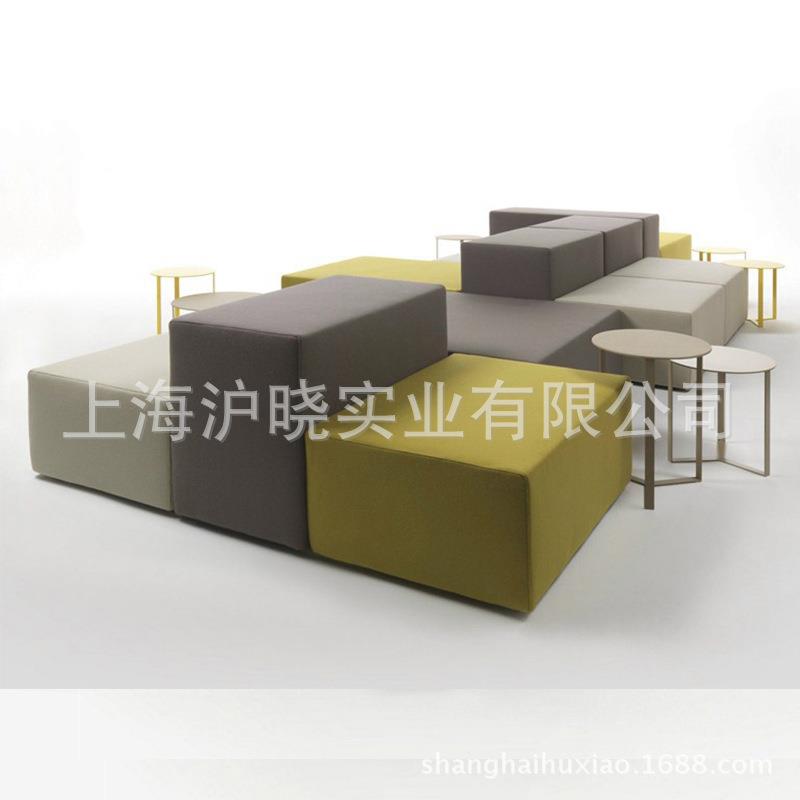 新款组合转角公共区域接待沙发办公室接待沙发办公司前台沙发