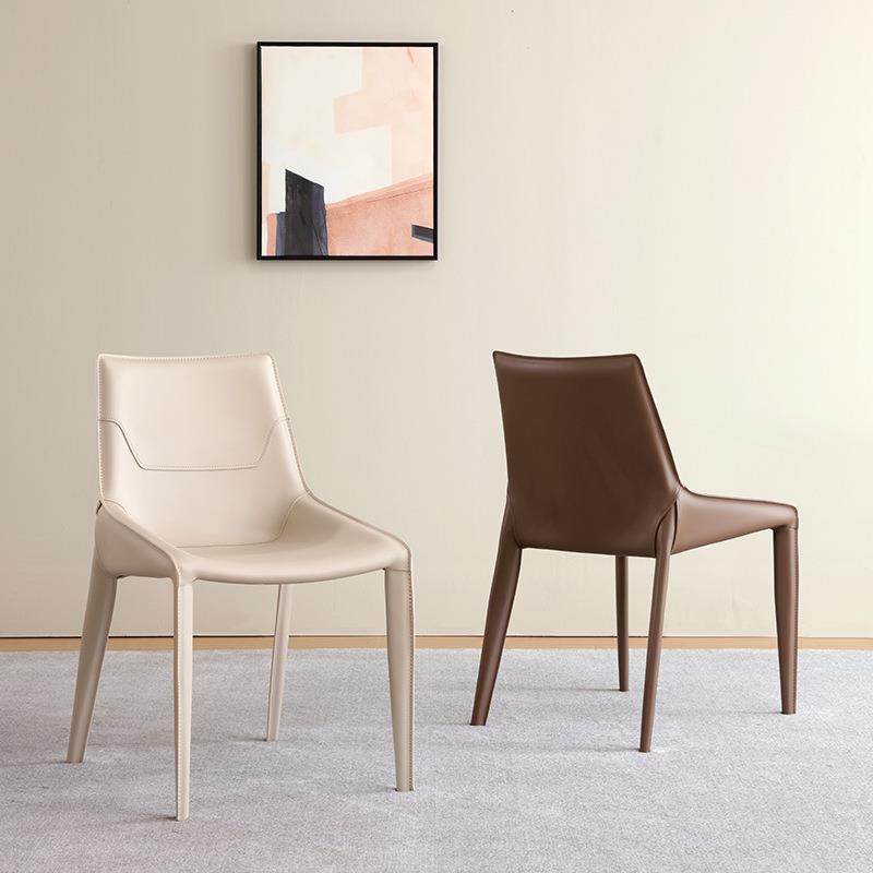 马鞍皮餐椅家用现代简约北欧轻奢餐椅意式极简设计师椅子书桌椅,工业油品/胶粘/化学/实验室用品,其他实验室设备,淘宝优惠券,粉丝福利购,淘宝优惠卷