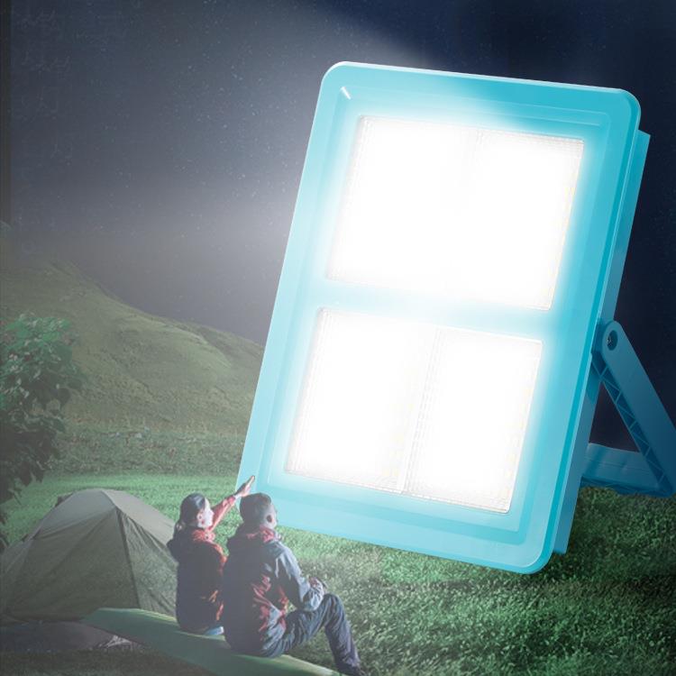 户外应急灯新款太阳能灯户外庭院LED防水五档调节快充电应急投光