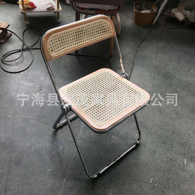 北欧中古编藤折叠椅子简约家用复古藤编收纳靠背餐椅编藤折叠椅,鲜花速递/花卉仿真/绿植园艺,割草机/草坪机,淘宝优惠券,粉丝福利购,淘宝优惠卷