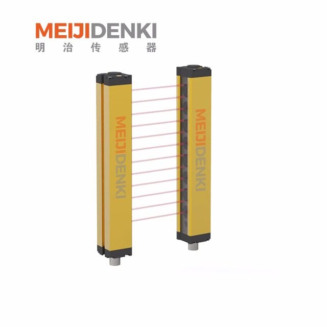 明治安全光栅感测器冲床油压机液压机开关保护手红外对射光幕定制