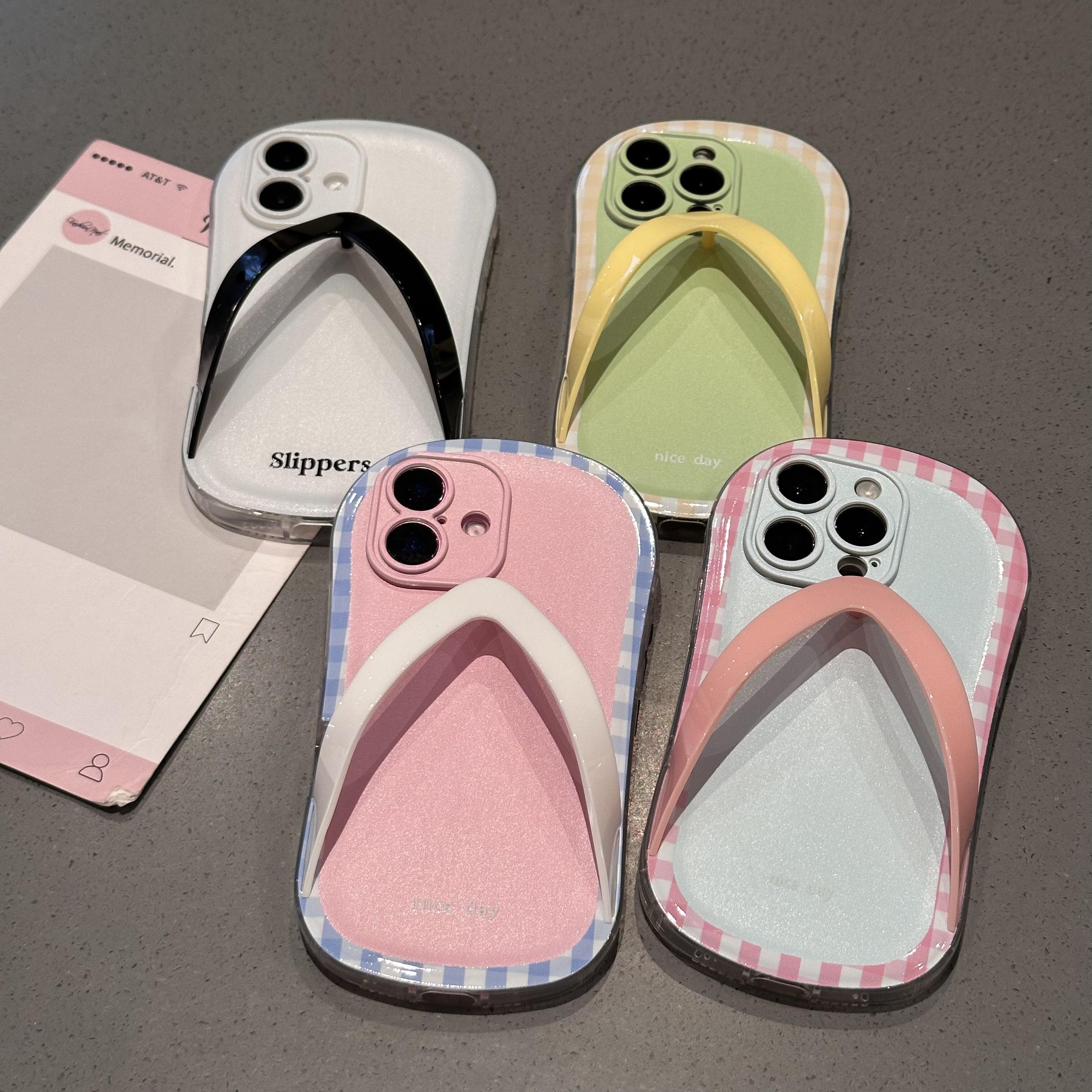 个性搞怪拖鞋适用iPhone16手机壳