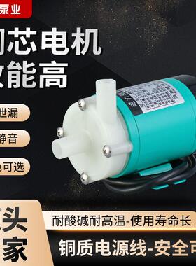 厂家供应MP-6rz耐酸碱磁力泵化工药物卧式微型工程塑料驱动循环