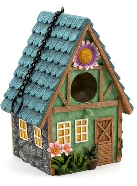 庭院花园布置装饰摆件鹦鹉户外鸟屋小房子过冬保暖鸟窝繁殖挂窝