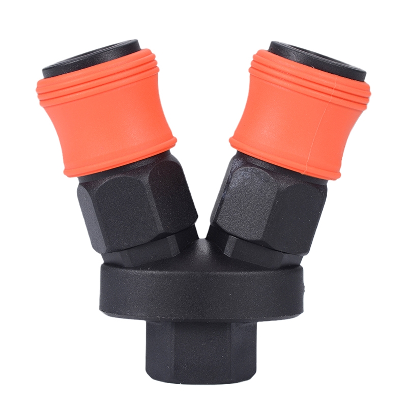 塑钢自锁c式快速接头气管气枪风管气泵空压机公母头气动二通三通