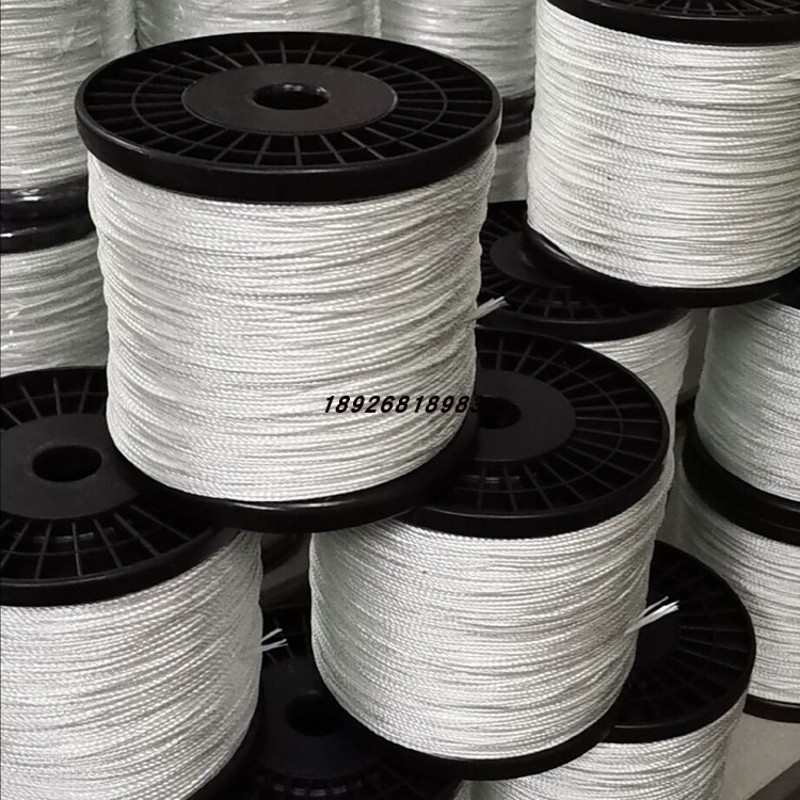 无碱玻璃纤维线  白色高温防火线 0.5 0.8  1.0MM增强线 1公斤/卷