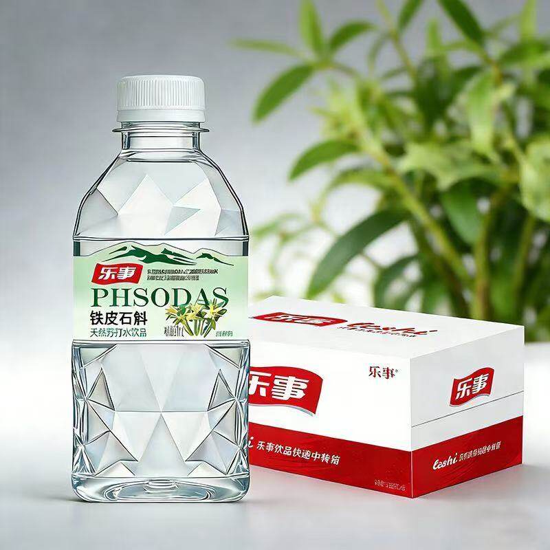 乐事铁皮石斛天然苏打水0负担健康饮品310ml*15瓶整箱便携装